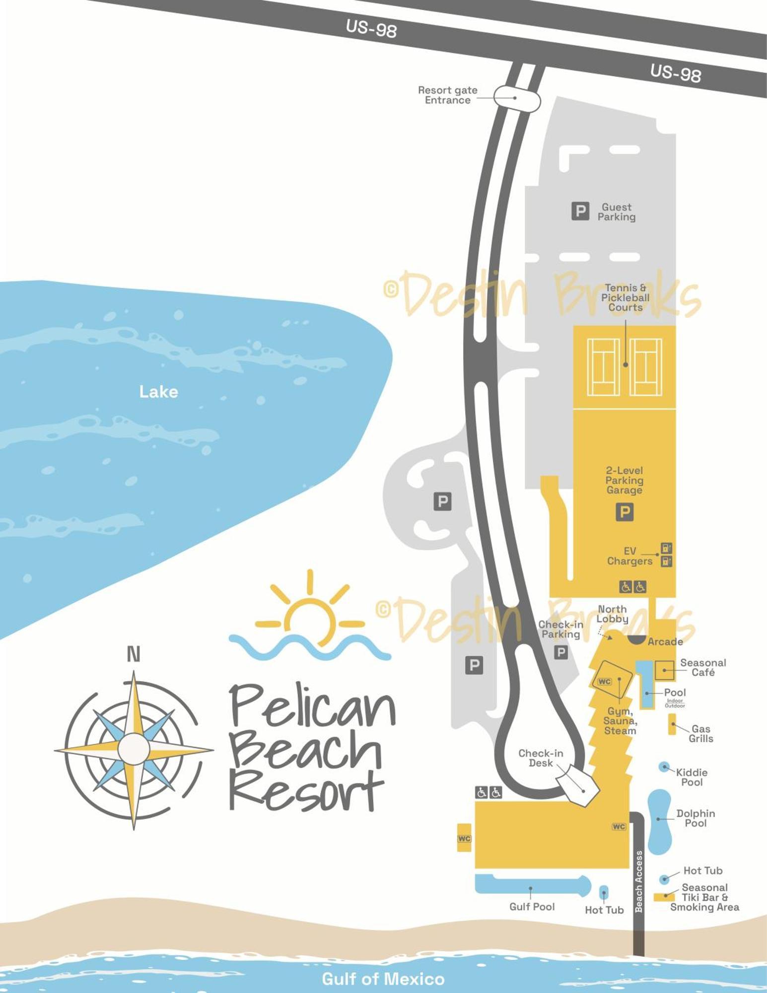 Pelican Beach Resort Condos Destin Exterior foto